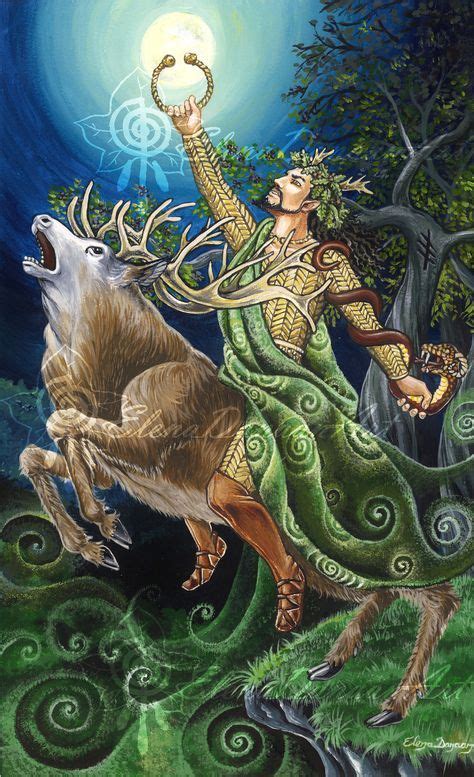 Cernunnos | Celtic fantasy art, Celtic gods, Celtic myth