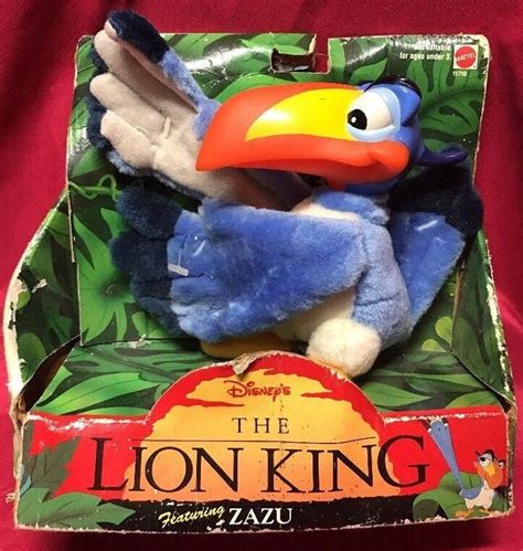 Template By Froo! DISNEY LION KING ZAZU Plush & Vinyl Figure #11710 in ...