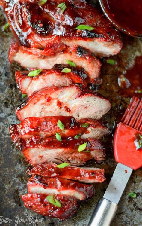 Oven Baked Char Siu Recipe {Chinese BBQ Pork} -Butter Your Biscuit