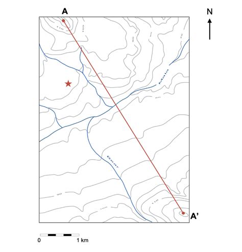 Solved Part III - Topographic Maps and Cross-sections In the | Chegg.com