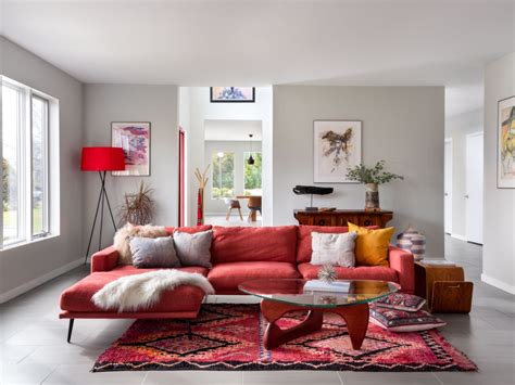 red sofa living room ideas | Interior Design Ideas