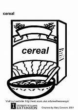 Coloring Page cereal  Free Printables Img 5793 sketch template