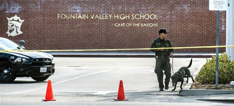 Fountain Valley High School shuts down after bomb, mass shooting threat ...