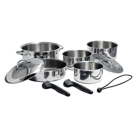 Kuuma 58371 Nesting 10 Pieces Stainless Steel Induction Cookware Set | eBay