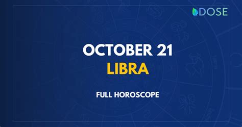 October 21 Zodiac Sign: Compatibility, Personality, Traits and More - DOSE