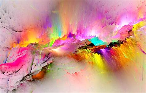 Wallpaper background, paint, colors, colorful, abstract, rainbow, background, splash, painting ...