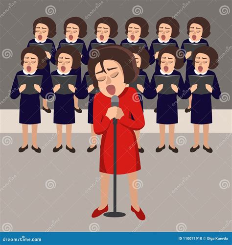 Boy Choir Cartoon | CartoonDealer.com #103914759