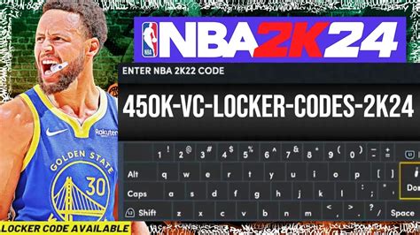 SEASON 8 LOCKER CODES 450K VC LOCKER CODES NBA 2K24 LOCKER CODES (NBA ...