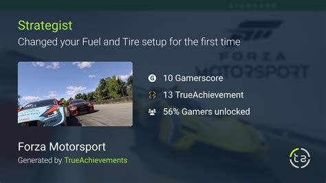 Strategist achievement in Forza Motorsport