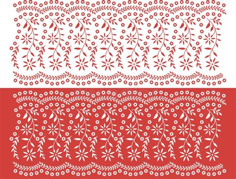 Floral banner pattern stock illustration. Illustration of white - 11973934