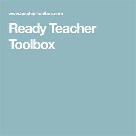 Iready Teacher Toolbox - teachcreativa.com