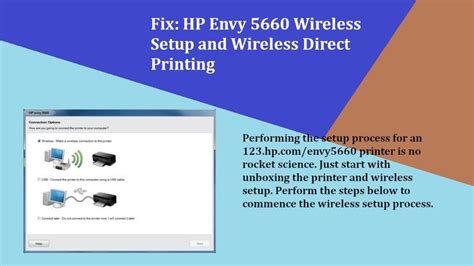 HP ENVY 5660 Wireless Setup - Using Wi-Fi Direct Method | Wireless, Setup, Envy