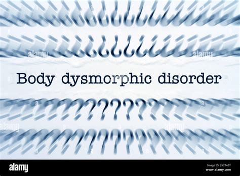 Body dysmorphic disorder Stock Photo - Alamy