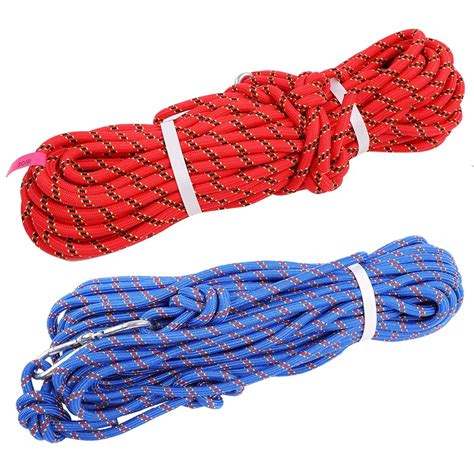 2 Colors 30m Climbing Rope Polyester Outdoor Rescue Rock Climbing ...