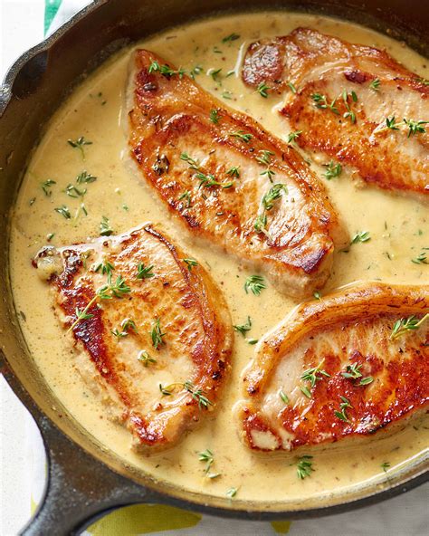 Easy Creamy Mustard Pork Chops Recipe | Kitchn