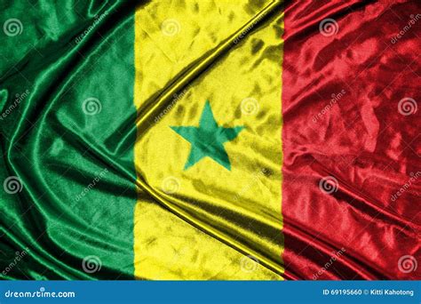 Senegal Flag.flag On Background Stock Photo - Image of senegal, yellow ...