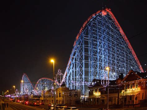 New rollercoaster lights up Blackpool Pleasure Beach as it keeps up old traditions