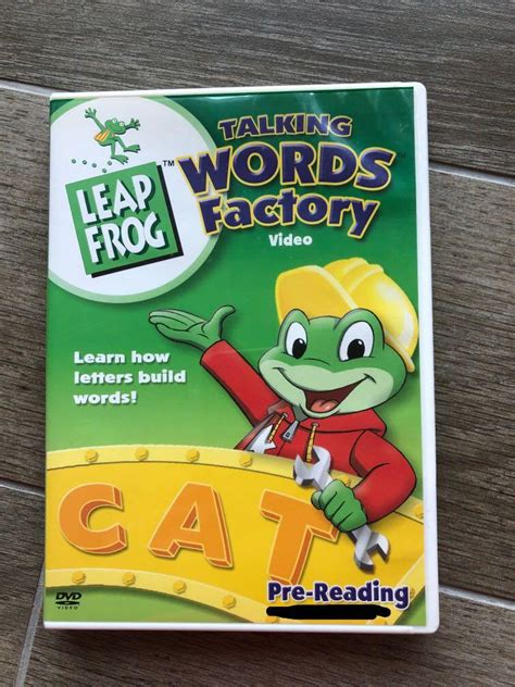 LeapFrog Talking Words Factory DVD, Hobbies & Toys, Music & Media, CDs & DVDs on Carousell