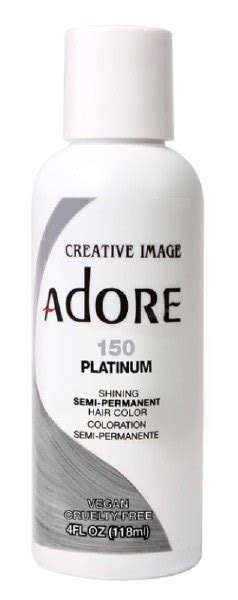 Adore Semi-Permanent Hair Color - 150 - Platinum - 4oz - Beauty Depot