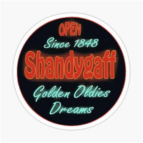 "Shandygaff" Sticker for Sale by psueeeats | Redbubble