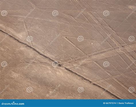 Aerial View of the Nazca Lines - Spider Stock Photo - Image of journey ...