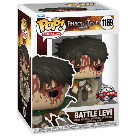 Funko Pop! Animation Attack On Titan Cleaning Levi Hot Topic Exclusive ...