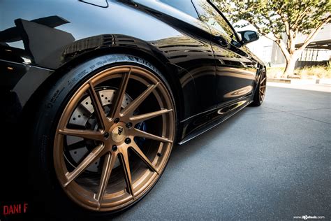 Murder Look of Customized Black BMW 4-Series Wearing Bronze Wheels — CARiD.com Gallery