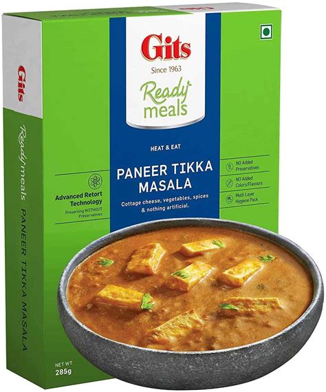 Buy Gits Ready Meals Panner Tikka Masala 285 Gm | Kamdar Plaza - Quicklly