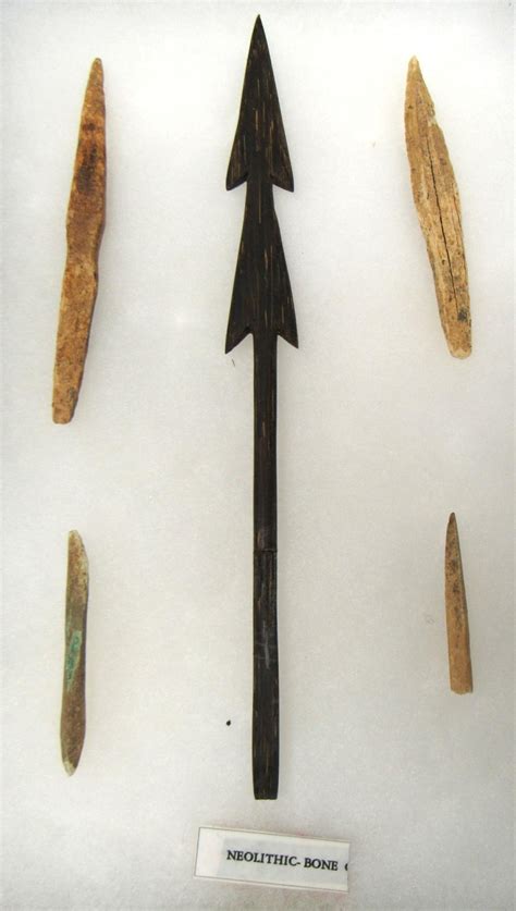 Sold Price: Four Neolithic Bone Arrows 2 1/2" to 5" and One Wooden Arrow 9 1/2", Innuti Alaska ...