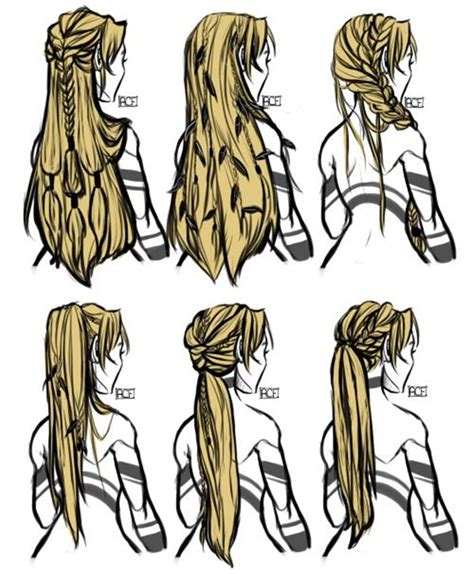 How To Draw Hair (Step By Step Image Guides)