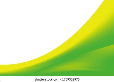 Abstract Blurry Green Yellow Wavy Background Stock Vector (Royalty Free ...