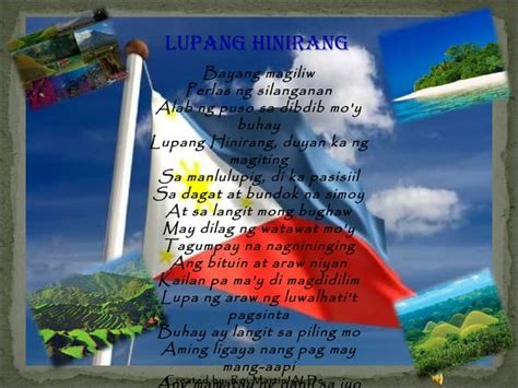 Lupang hinirang’s history