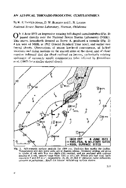 (PDF) An Atypical Tornado-Producing Cumulonimbus | Donald W Burgess - Academia.edu