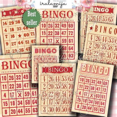 Vintage Bingo Cards - Etsy