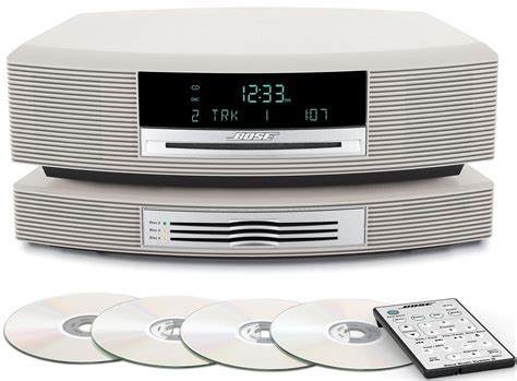 Bose Wave Music System Bundle with Multi-CD Changer - Black, Silver, White - Compact & Shelf Stereos