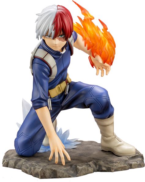 Download Todoroki Figure Half Cold Half Hot | Wallpapers.com