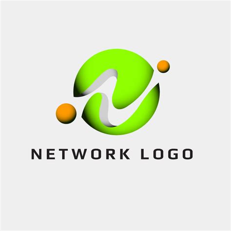 This modern icon template that could be used by a networking firm ...