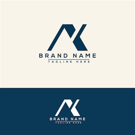 Premium Vector | AK logo Design Template Vector Graphic Branding Element.