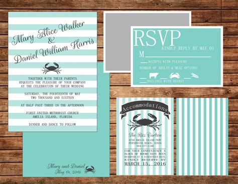 Under the Sea Wedding Invitation - Etsy