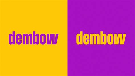 DEMBOW on Behance