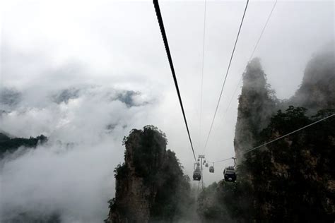 Zhangjiajie Tianzi Mountain Cable Car,How to Get to Tianzi Mountain,Where is Tianzi Mountain ...