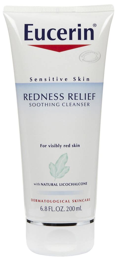 Eucerin Redness Relief Soothing Facial Cleanser | Soothing skin, Skin cleanser products, Skin ...