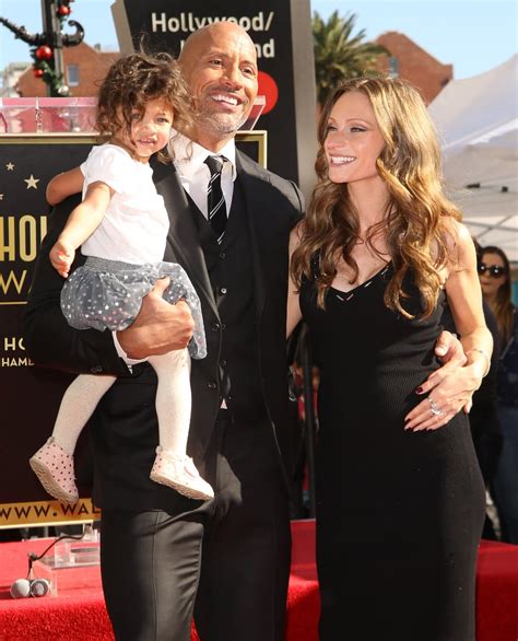 Dwayne Johnson and Family at Hollywood Walk of Fame Ceremony | POPSUGAR ...