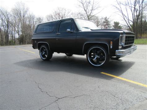 Chevy K5 Blazer Rare 2wd drive, Custom paint and Rims, clean, ZERO Rust for sale: photos ...