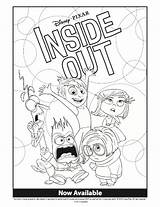 Disney Inside Out Coloring Pages & Activity Sheets For Family Movie  sketch template