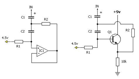 Capacitor polarity in gyrator | All About Circuits