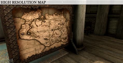 2K High Resolution Map - Mappa ad Alta Risoluzione at Skyrim Nexus ...