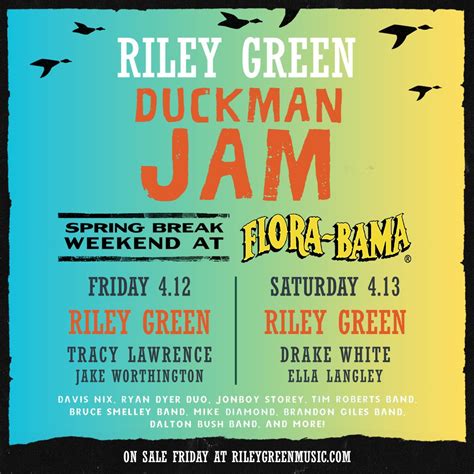 Spring Break Concerts at Flora-Bama Feature Riley Green