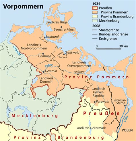 Western Pomerania - Wikipedia | Prussia, Genealogy, Historical geography