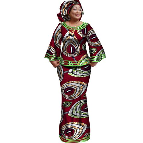 Best Loose Kanga Dresses for Women Dashiki Traditional Set of 3 pieces Clothing WY2372 ...